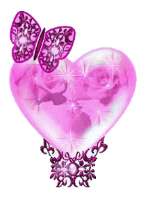 Gif animé coeur rose